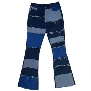 Women’s Patched Flare Jeans